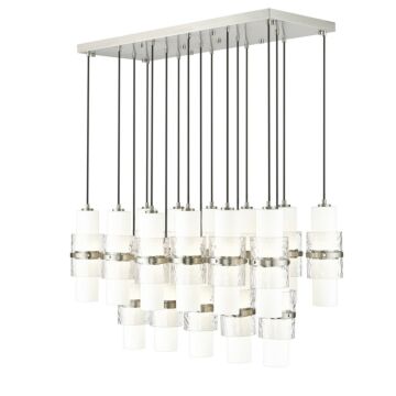 Cayden  Linear Chandelier in Brushed Nickel by Z-Lite