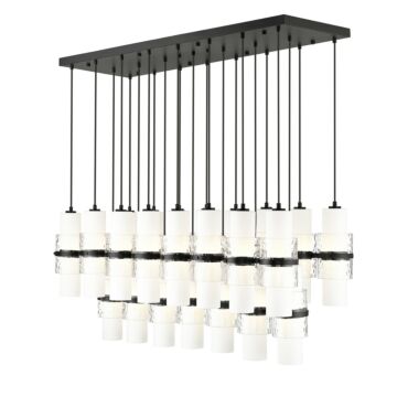 Cayden  Linear Chandelier in Matte Black by Z-Lite