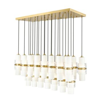 Cayden  Linear Chandelier in Modern Gold by Z-Lite