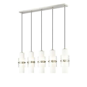 Cayden  Linear Chandelier in Brushed Nickel by Z-Lite