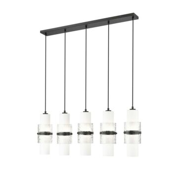 Cayden  Linear Chandelier in Matte Black by Z-Lite