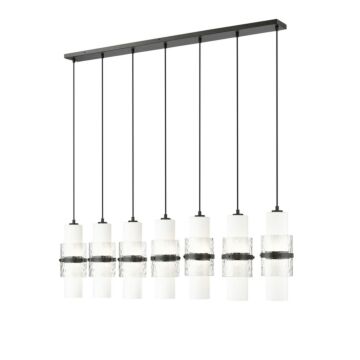 Cayden  Linear Chandelier in Matte Black by Z-Lite