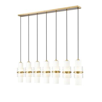 Cayden  Linear Chandelier in Modern Gold by Z-Lite