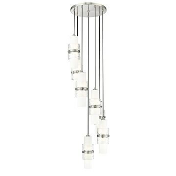 Cayden  Chandelier in Brushed Nickel by Z-Lite
