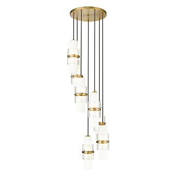 Cayden  Chandelier in Modern Gold by Z-Lite