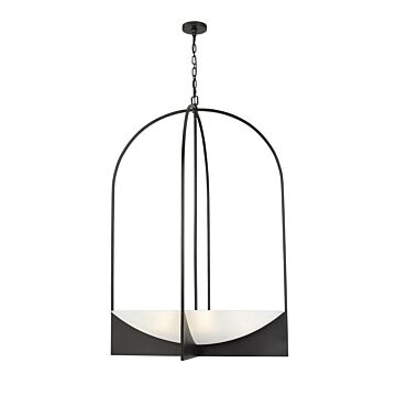 Devon  Chandelier in Matte Black by Z-Lite