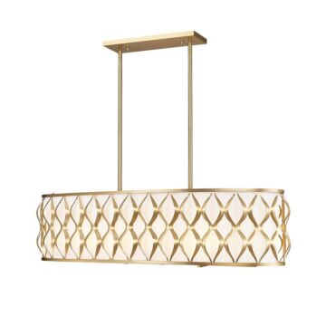 Harden  Linear Chandelier in Modern Gold by Z-Lite