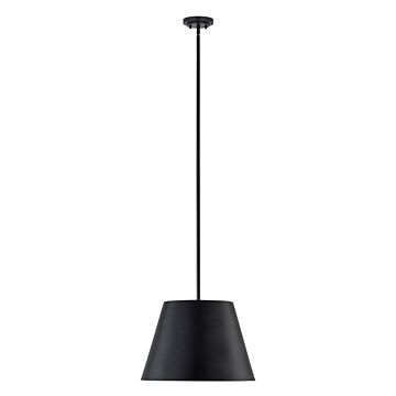 Lilly  Pendant in Matte Black by Z-Lite