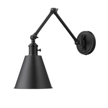 Gayson  Wall Sconce in Matte Black by Z-Lite