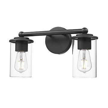 Thayer  Bathroom Vanity Light in Matte Black by Z-Lite