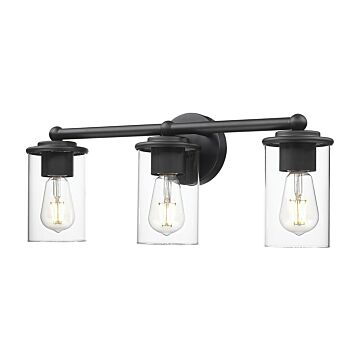 Thayer  Bathroom Vanity Light in Matte Black by Z-Lite