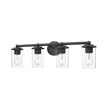 Thayer  Bathroom Vanity Light in Matte Black by Z-Lite