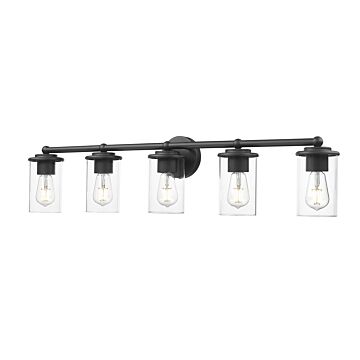 Thayer  Bathroom Vanity Light in Matte Black by Z-Lite