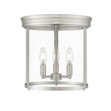 Thayer  Flush Mount in Brushed Nickel by Z-Lite