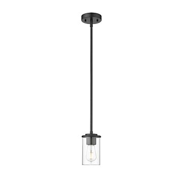Thayer  Pendant in Matte Black by Z-Lite