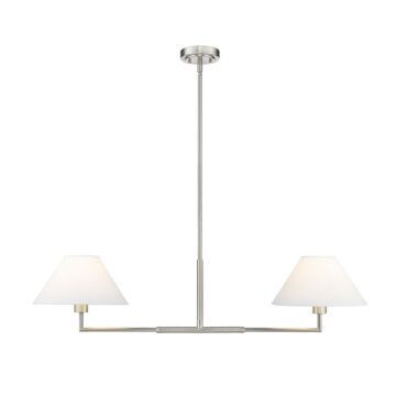 Leila  Chandelier in Brushed Nickel by Z-Lite