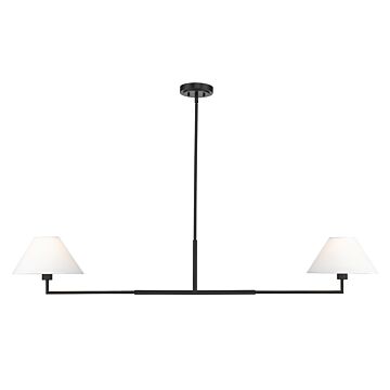 Leila  Chandelier in Matte Black by Z-Lite
