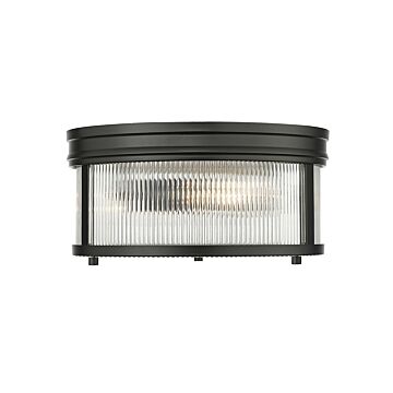 Carnaby  Flush Mount in Matte Black by Z-Lite