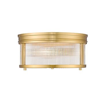 Carnaby  Flush Mount in Modern Gold by Z-Lite