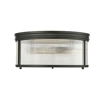 Carnaby  Flush Mount in Matte Black by Z-Lite