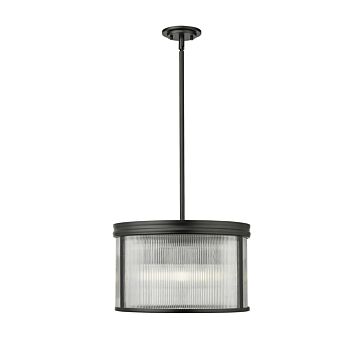 Carnaby  Pendant in Matte Black by Z-Lite