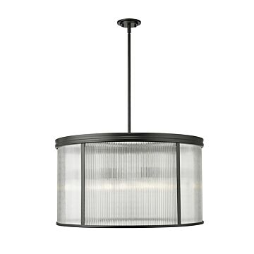 Carnaby  Chandelier in Matte Black by Z-Lite