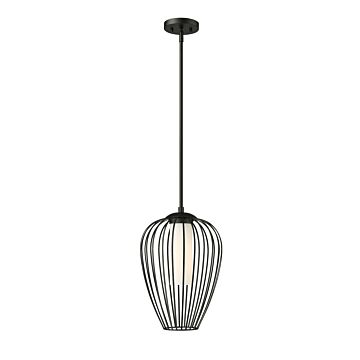 Savanti  Pendant in Matte Black by Z-Lite