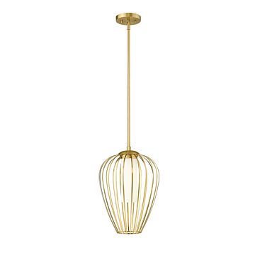 Savanti  Pendant in Modern Gold by Z-Lite