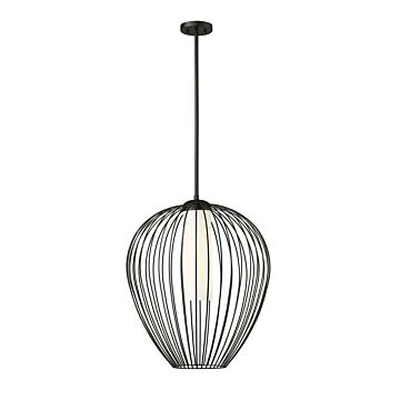 Savanti  Pendant in Matte Black by Z-Lite