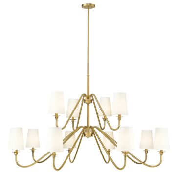 Gianna  Chandelier in Modern Gold by Z-Lite
