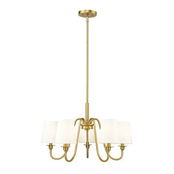 Gianna  Chandelier in Modern Gold by Z-Lite
