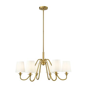 Gianna  Chandelier in Modern Gold by Z-Lite