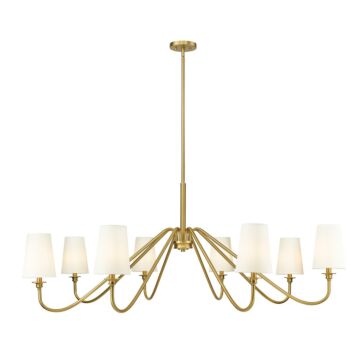 Gianna  Chandelier in Modern Gold by Z-Lite