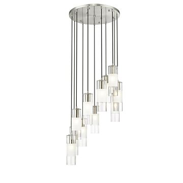 Alton  Chandelier in Brushed Nickel by Z-Lite