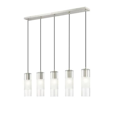 Alton  Linear Chandelier in Brushed Nickel by Z-Lite