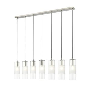 Alton  Linear Chandelier in Brushed Nickel by Z-Lite