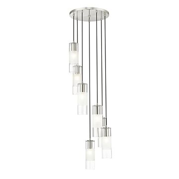 Alton  Chandelier in Brushed Nickel by Z-Lite