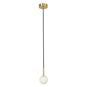 Lucent 1-Light Pendant in Brass