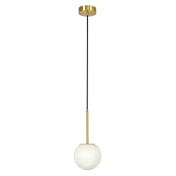 Lucent 1-Light Pendant in Brass