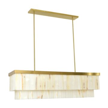 Elora 7-Light Pendant in Brass