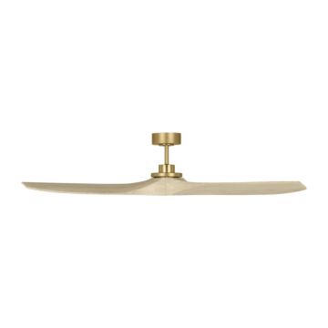 Collins 60" Ceiling Fan in Burnished Brass by Visual Comfort Fan