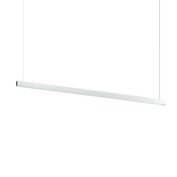Lithe LED Pendant in Natural Anodized by Sonneman