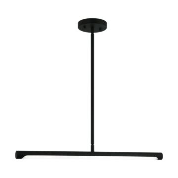 Novelle LED Pendant in Matte Black by Matteo Lighting