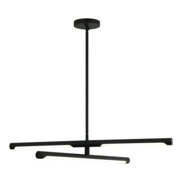 Novelle LED Pendant in Matte Black by Matteo Lighting