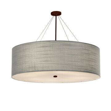Textile  Pendant in Dark Bronze by Justice Designs