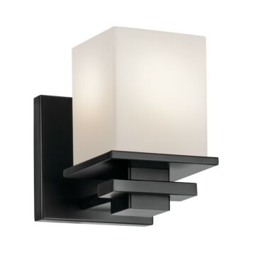 Tully One Light Wall Sconce in Black by Kichler