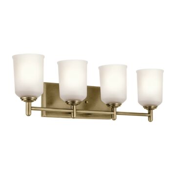 Shailene Four Light Bath in Natural Brass by Kichler