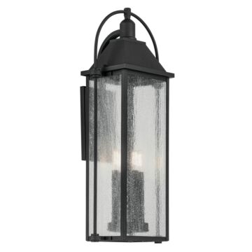 Harbor Row Four Light Outdoor Wall Mount in Textured Black by Kichler