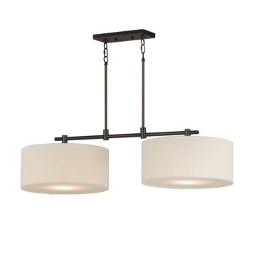 Bongo Two Light Pendant in Oil Rubbed Bronze by Maxim