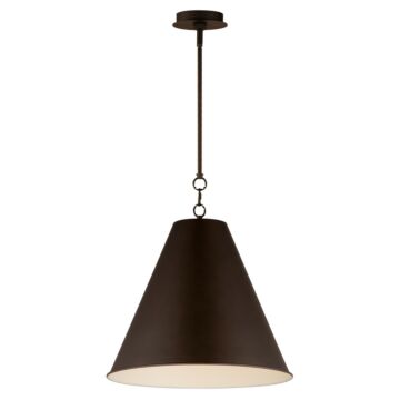Veritas One Light Pendant in Chestnut Bronze by Maxim